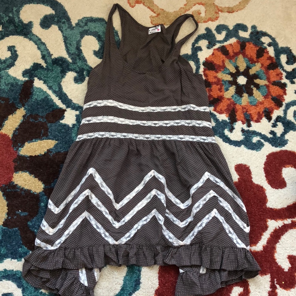 Sz M, Free People Voile and Lace Trapeze slip